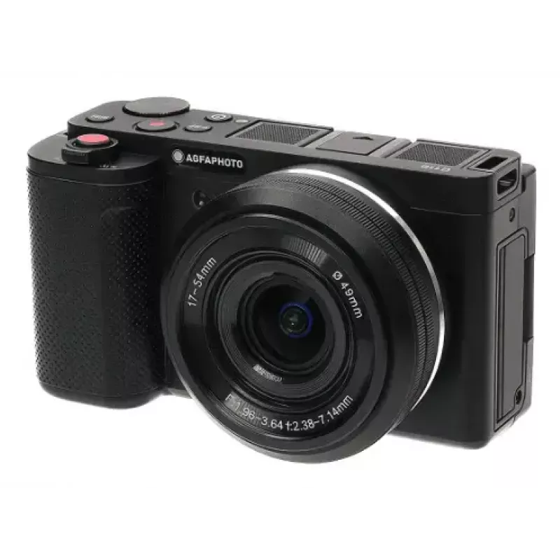 Kompaktkamera AgfaPhoto Realishot C110 – 24 MP, 1/3,06 Zoll CMOS, 3-fach optischer Zoom, 4K, WLAN, 2,8 Zoll Touchscreen, schwarz