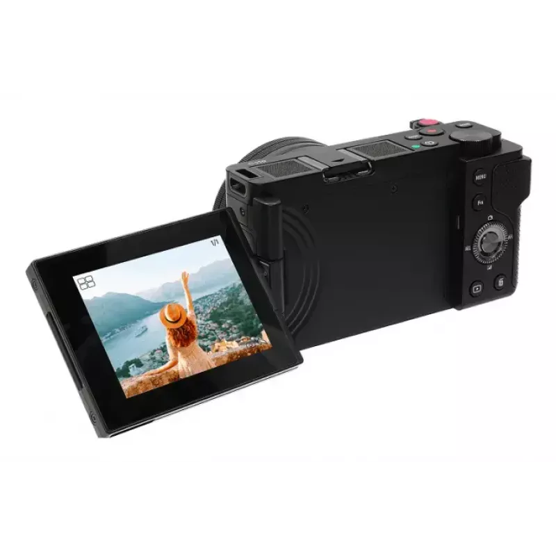 Kompaktkamera AgfaPhoto Realishot C110 – 24 MP, 1/3,06 Zoll CMOS, 3-fach optischer Zoom, 4K, WLAN, 2,8 Zoll Touchscreen, schwarz