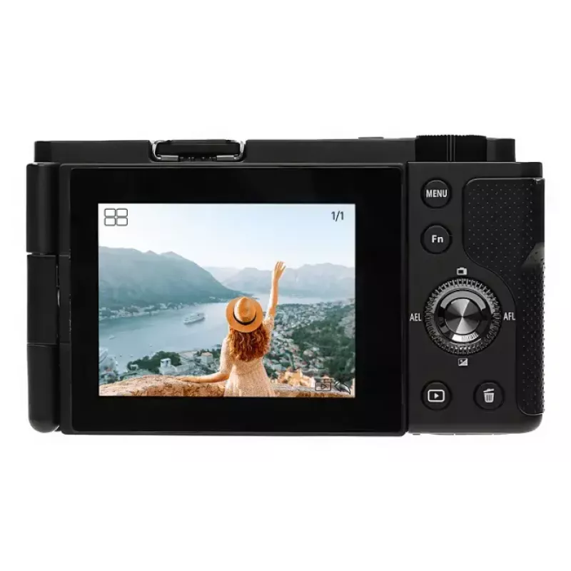 Kompaktkamera AgfaPhoto Realishot C110 – 24 MP, 1/3,06 Zoll CMOS, 3-fach optischer Zoom, 4K, WLAN, 2,8 Zoll Touchscreen, schwarz