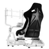 Flug-/Rennsimulator-Monitorständer Oplite OP-SMS-GTRW Weiß 40 Zoll