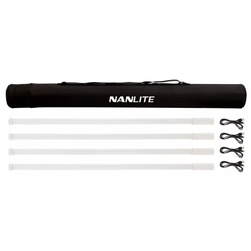 Dauerbeleuchtungs-Kit Nanlite PTT87X4KIT 8W LED Variable Farbe