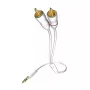 Audiokabel Inakustik 003100015 1,5m 3,5mm 2xRCA Weiß