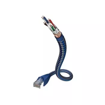 Netzwerkkabel Inakustik 00480303 RJ-45 Cat6 3 m Blau Silber