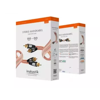 Audiokabel Inakustik 00304107 0,75 m RCA Transparent