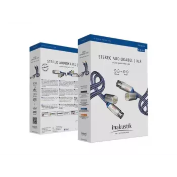 Audio-Kabel Inakustik 00405007 0,75 m XLR-Stecker auf XLR-Buchse Kupfer