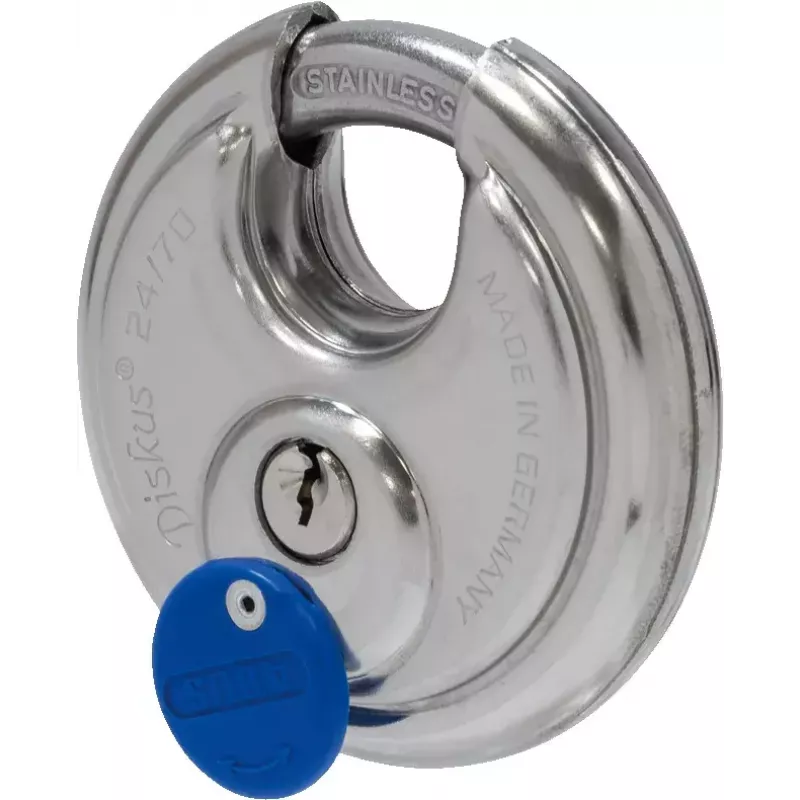 Discus-Vorhängeschloss ABUS Diskus 24IB/70 Schlüsselschloss Körperbreite 7 cm
