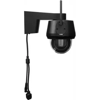 IP-Dome-Überwachungskamera ABUS PPIC52520B Outdoor Kabelgebunden & Kabellos 4K 3840x2160 8MP 4 mm 1/2.8 Zoll CMOS Wandmontage Schwarz