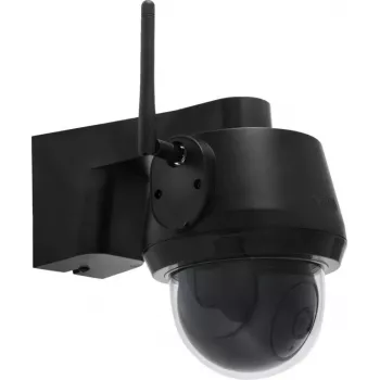 IP-Dome-Überwachungskamera ABUS PPIC52520B Outdoor Kabelgebunden & Kabellos 4K 3840x2160 8MP 4 mm 1/2.8 Zoll CMOS Wandmontage Schwarz