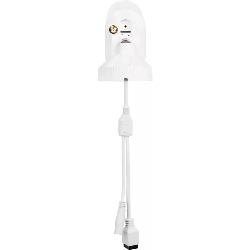 Dome IP-Überwachungskamera ABUS PPIC54520 Outdoor Kabelgebunden & Kabellos 4K 3840x2160 4 mm Objektiv 85° horizontal 1 lx weiß