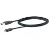 USB-Kabel Schwaiger CK 3141 USB 3.2 Gen 1 1m USB A USB C Schwarz