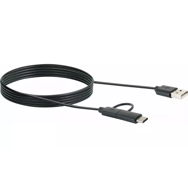 Schwaiger USB-Kabel CK 3112 USB 2.0 1m USB A Micro-USB B Schwarz
