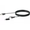 Schwaiger USB-Kabel CK 3112 USB 2.0 1m USB A Micro-USB B Schwarz
