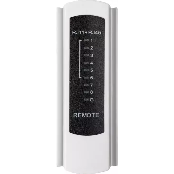 Netzwerkkabeltester Schwaiger NWM1 531 RJ-11 RJ-45 Schwarz Weiß