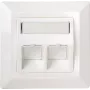 abgewinkelt Connector Schwaiger NKSD2 532 White RJ-45