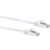 Netzwerkkabel SCHWAIGER CKB6300 052 — Cat6 SF/UTP (S-FTP), RJ-45 auf RJ-45, 30 m, Weiß