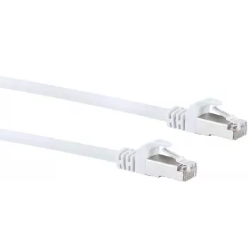 Netzwerkkabel SCHWAIGER CKB6300 052 — Cat6 SF/UTP (S-FTP), RJ-45 auf RJ-45, 30 m, Weiß
