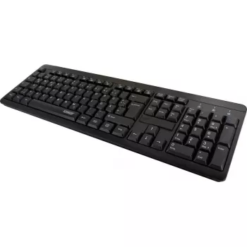Wireless Tastatur Schwaiger WKB1000 013 QWERTZ German Schwarz