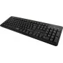 Wireless Tastatur Schwaiger WKB1000 013 QWERTZ German Schwarz