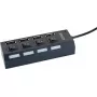 USB Hub Schwaiger UH4013 2.0 480 Mbit/s Schwarz