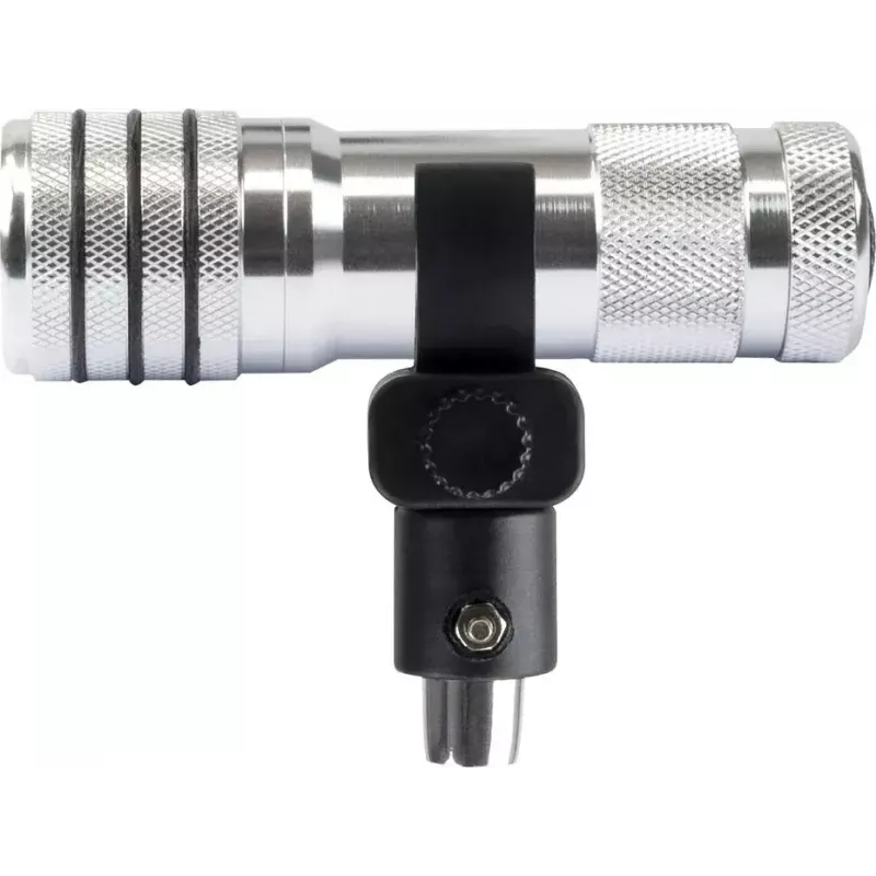 Grillleuchte Schwaiger GLED0030 Schwarz Silber Aluminium Gummi Batterie 0,5 W