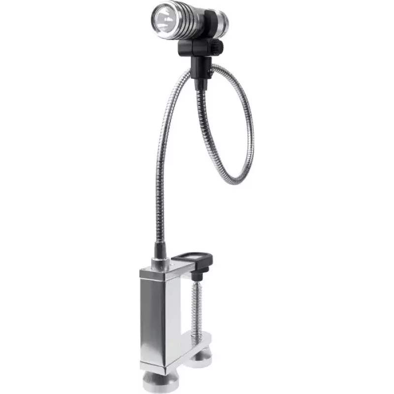 Grillleuchte Schwaiger GLED0030 Schwarz Silber Aluminium Gummi Batterie 0,5 W