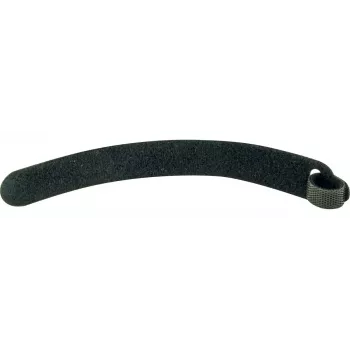 Schwaiger KMKB3010 Klett-Kabelbinder schwarz 10 Stück
