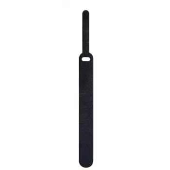 Schwaiger KMKB3010 Klett-Kabelbinder schwarz 10 Stück
