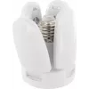 Schwaiger WLED0360 LED-360-Grad-Garagen-/Werkstattlampe, E27, 5 Paneele