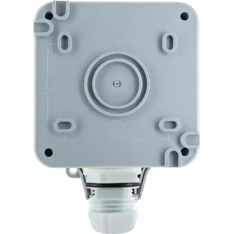 Steckdose Schwaiger SOAD0100 Grau IP66 230V 16A