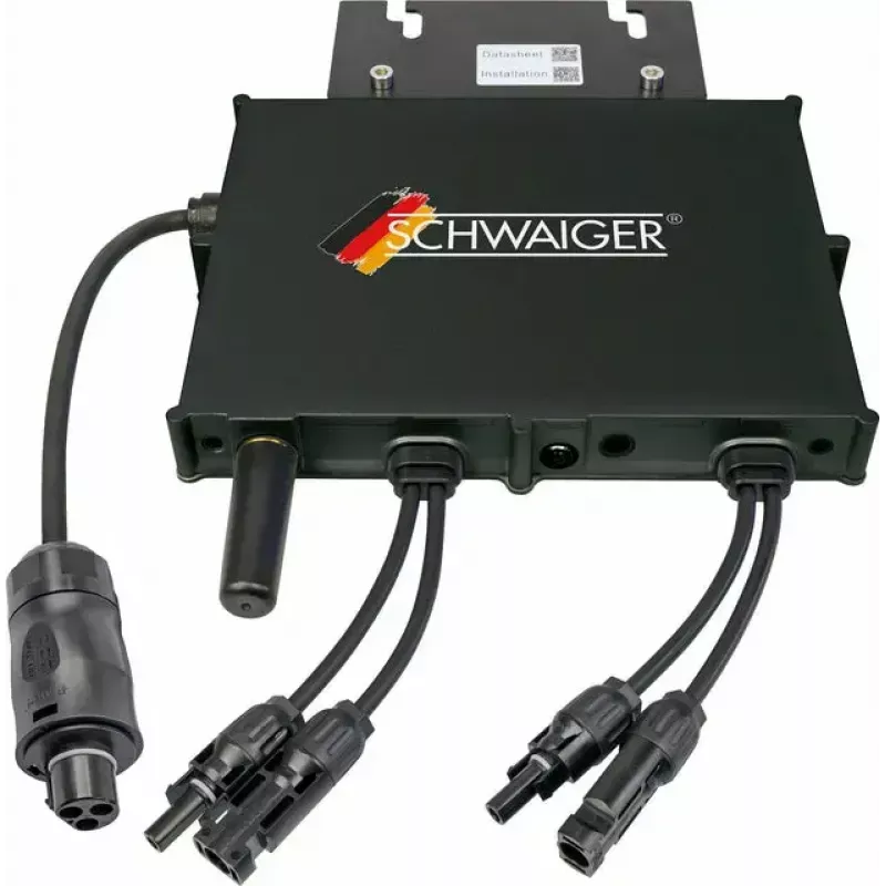 Power inverter SCHWAIGER SOWR0806 — für den Innenbereich, IP67-Schutz, schwarz