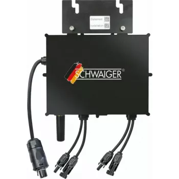 Power inverter SCHWAIGER SOWR0806 — für den Innenbereich, IP67-Schutz, schwarz