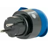 Steckdose Schwaiger SOAW0044 Blau Grau IP44 230V 16A
