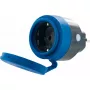 Steckdose Schwaiger SOAW0044 Blau Grau IP44 230V 16A