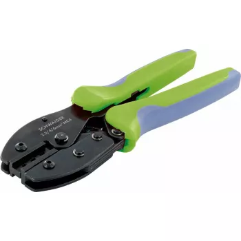 Crimpzange Schwaiger SOZG0100 Schwarz Blau Grün 444g