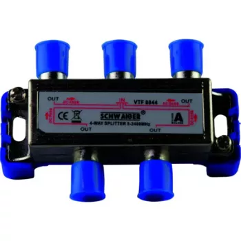 Kabel-Splitter Schwaiger VTF8844 241 Frequenzbereich 5 - 2400 MHz