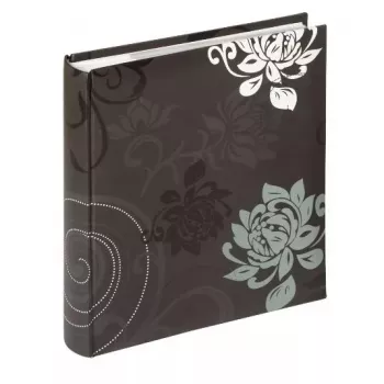 Fotoalbum Walther Design Grindy ME201B Schwarz Grau 200 Blatt 11,5x15,5cm