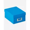 Aufbewahrungsbox Walther FB-115-U Rechteckig Papier Blau