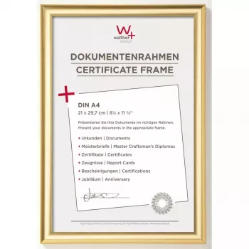 Einzelbilderrahmen Walther Design KP130G Gold