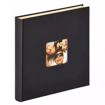 Fotoalbum Walther Design Fun Schwarz 50 Blatt XL