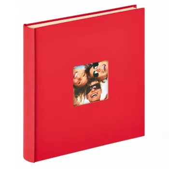 Fotoalbum Walther Design Fun Rot 50 Blatt XL