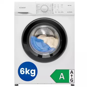 Frontlader-Waschmaschine BOMANN WA7161 — 6 kg, 1000 U/min, Klasse A, weiß