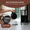 Filterkaffeemaschine BOMANN KA6066CB 1,2 l Wassertank, 10 Tassen, schwarz & Edelstahl