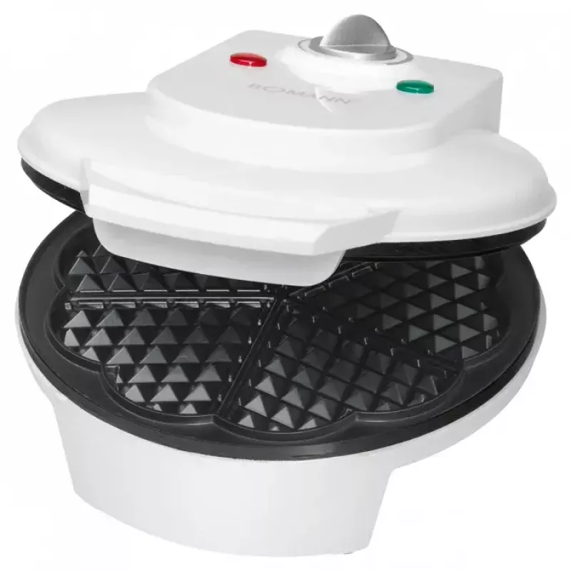 Waffeleisen Bomann WA 5018 CB 1 Waffel 1200 W Weiß
