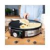 Cloer 6630 Crêpes-Maker 2 Crêpes Schwarz Edelstahl 30 cm
