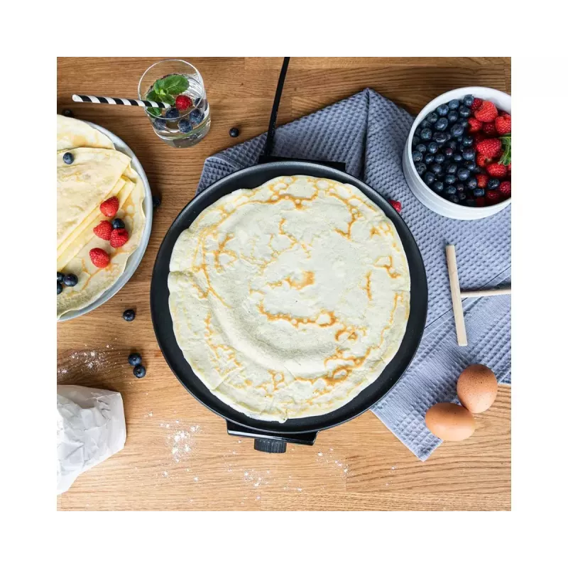 Cloer 6630 Crêpes-Maker 2 Crêpes Schwarz Edelstahl 30 cm