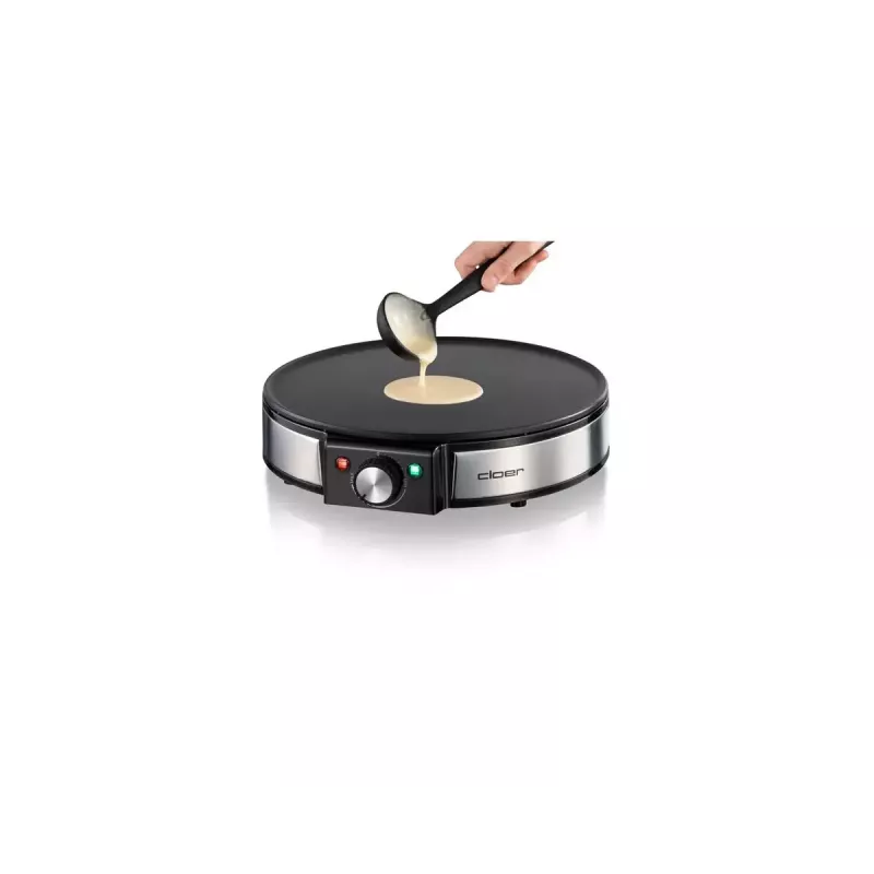 Cloer 6630 Crêpes-Maker 2 Crêpes Schwarz Edelstahl 30 cm