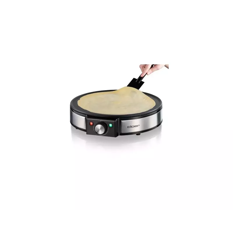 Cloer 6630 Crêpes-Maker 2 Crêpes Schwarz Edelstahl 30 cm