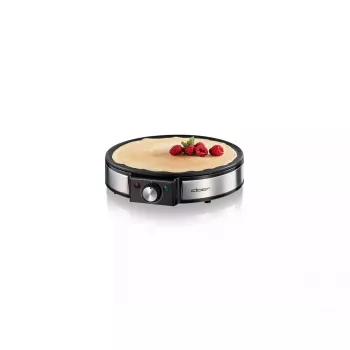 Cloer 6630 Crêpes-Maker 2 Crêpes Schwarz Edelstahl 30 cm