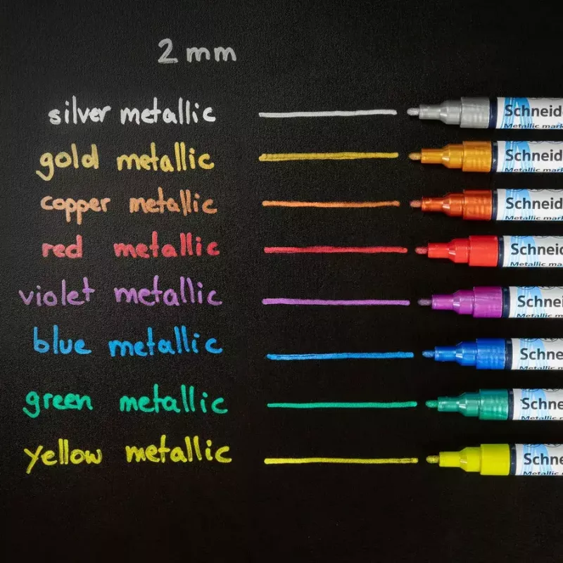 Paint Marker Schneider ML01111501 Kupfer Gold Silber Violett 4 Stück