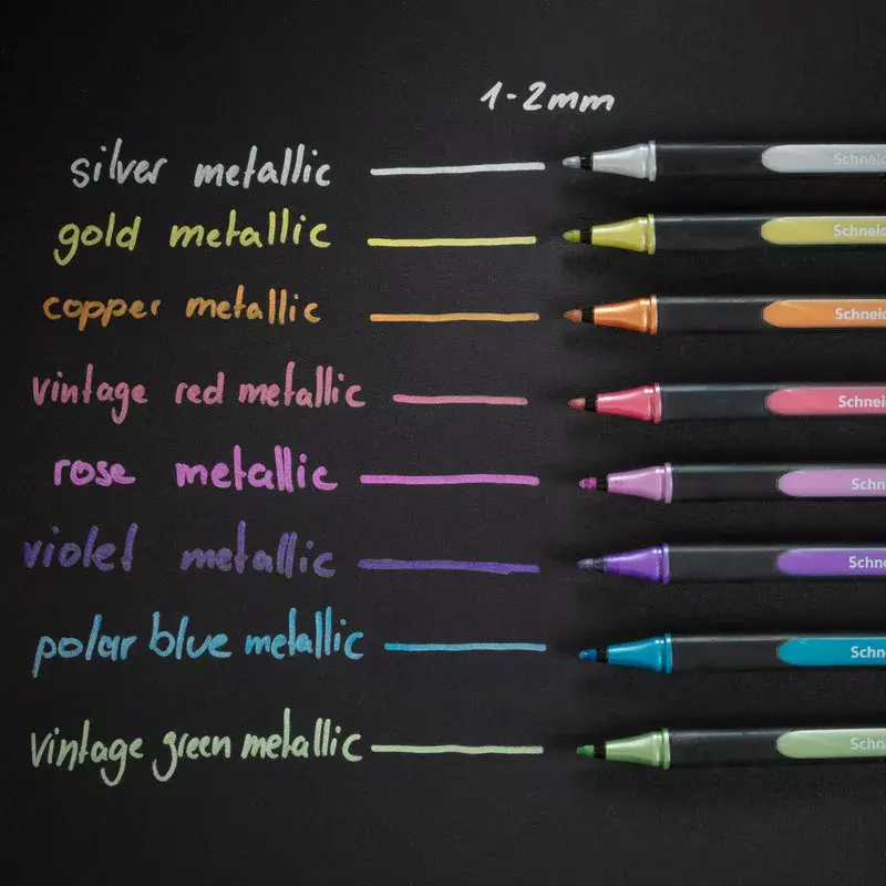Marker Schneider Schreibgeräte Paint-It 020 8 Stück Blau Kupfer Gold Grün Pink Rot Silber Violett